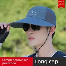 bone feminino boné Chapéu de sol masculino verão pesca ao ar livre chapéu de sol