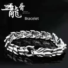 pulseira masculina pulseira Joias Hip-Hop Autodefesa Titânio Aço Único Cubano