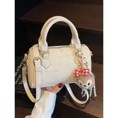 bolsa transversal feminino bolsa feminina Bolsa em relevo Boston saco feminino 2026 novo estilo versão coreana moda All-