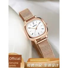 relogio feminino pequeno delicado relogio feminino pequeno Relógio feminino estudante ins estilo luz luxo nicho High-End