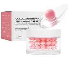 Creme Hidratante Facial Anti-Envelhecimento com Colágeno PDRN e Cápsula em Gel, Cuidado de Pele Coreano para Hidratação