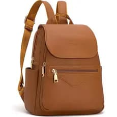 Mini Mochila Carteira Feminina SYTRAH, Mochila Pequena Casual com Carteira RFID Integrada, Mochila de Viagem Elegante, A