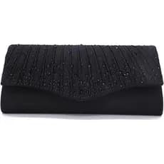 Bolsa de Noite Elegante 2026 para Mulheres, Bolsa Formal com Strass, Clutch Minimalista para Casamento