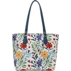 Bolsa feminina, bolsa de mão, bolsa de nylon, com zíper e bolsos, à prova d'água
