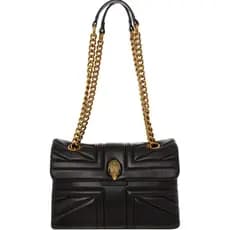 Bolsa de Ombro de Couro Matelassado Média Kurt Geiger London Kensington