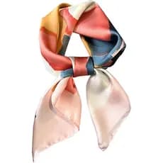 kcctoo Lenço de cabeça de seda de amoreira de 27,5 polegadas (aproximadamente 69,9 cm) para mulheres, elegante lenço de