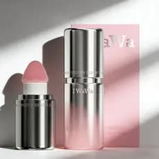 Blush Líquido, IWAWA Puffy Liquid Blush – Blush em Creme com Textura Gelatinosa e Ponta de Esponja, Blush Nude Matte Con