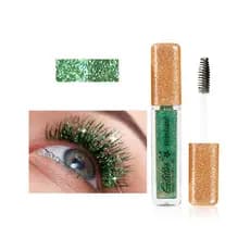 Máscara de Cílios Corleone Glitter Color, Máscara Brilhante com Glitter para Cílios, Máscara de Cílios Charmosa e de Lon
