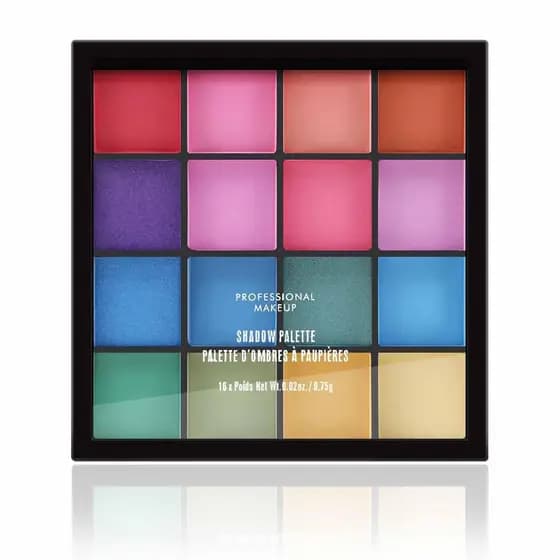 Paleta de Sombras Coloridas Boobeen - 16 Cores, Sombras Matte e Brilhantes, Paletas de Sombras Vibrantes, Fácil de Mistu