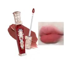 Batom Flower Knows Strawberry Cloud, batom matte de argila rosa de longa duração, gloss labial hidratante, batom líquido
