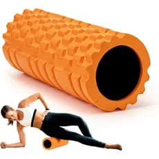 Rolo de Espuma Krightlink de Alta Densidade 13" Patenteado para Exercícios, Massagem Muscular Profunda, Liberação de Pon