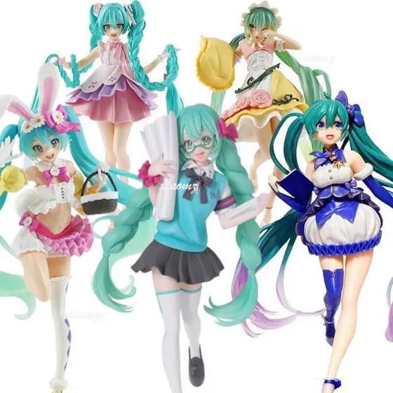 Boneca decorativa de PVC Hatsune Miku, modelo articulado, brinquedo, mercadoria Sakura R0WI HDXO