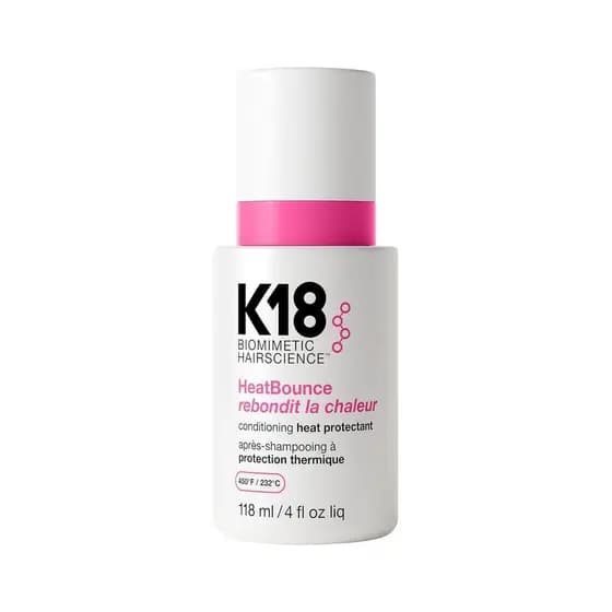 Spray Protetor Térmico K18 HeatBounce, Condicionador Leve Sem Enxágue + 450 ℉   (232 ° C) Proteção Térmica de Interior e