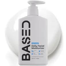 Hidratante Facial Diário Masculino BASED - Hidratante Facial Diário com Esqualano e Óleo de Rosa Mosqueta - Ajuda a Fort