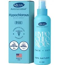 Spray de Ácido Hipocloroso para Rosto e Pele; Limpador Facial |   Spray Facial de Ácido Hipocloroso de 8oz para Pele, Ac