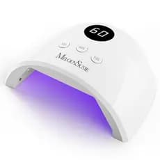 MelodySusie Lâmpada de Unhas UV LED Compacta e Avançada, Secador de Unhas P-Plus30F com 3 Temporizadores e Sensor Inteli