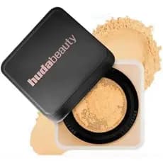 Huda Easy Bake Loose Baking & Setting Powder - Controle de oleosidade e fixação de maquiagem de longa duração - Translúc