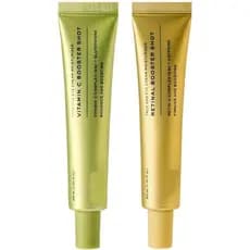 Conjunto de Reparação Radiante 24 Horas com Duplo Efeito: Sérum Diurno de Vitamina C e Sérum Noturno de Retinol, 2 x 30m