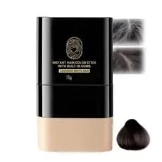 Bastão de Coloração Instantânea para Cabelo com Pente Integrado, Lápis de Coloração Instantânea para Cabelo, Caneta de T