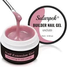 Gel Construtor de Unhas UV Sularpek, Gel Construtor de 15 ML, Gel Base UV para Unhas, Gel Construtor de Unhas, Gel para
