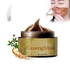 2024 Nova Máscara Facial Coreana de Ginseng Peel-Off - Máscara Facial Herbal Refinadora Peel-Off - Reduz Poros, Melhora