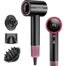 Secador de Cabelo Iônico, 180.000 RPM, Secador de Cabelo Profissional – Secagem 5x Mais Rápida, Leve e Compacto, 4 Confi