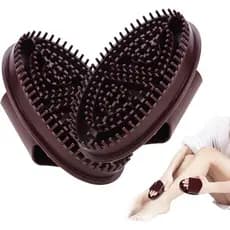 Conjunto de 2 escovas de massagem abdominal, escova de massagem abdominal profissional, escova de massagem de meridianos