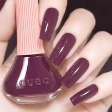 Esmalte de Unhas de Secagem Rápida Major Dijit Deep Plum - Verniz para Arte de Unhas, 0,41 Fl Oz