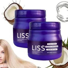 Liss Alisado, Alisamento Sem Formol, Queratina para Alisar Cabelo, Creme Alisador de Cabelo, Cabelo Liso Restaura a Sedo