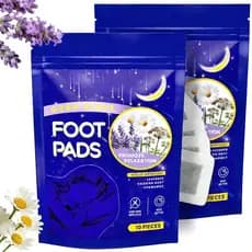Pads para os Pés para Boa Noite de Sono - Cuidado Premium para os Pés com Infusão de Lavanda e Camomila, um Ritual de Ar