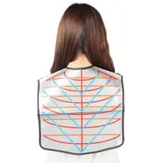 Gola de Corte de Cabelo, Ferramenta para Salão de Cabeleireiro, Touca para Tingimento de Cabelo com Guias de Corte Angul