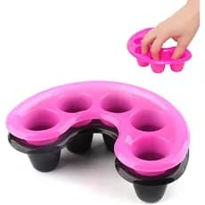 Tigela de imersão para unhas em duas partes, tigelas separadas para imersão das mãos.