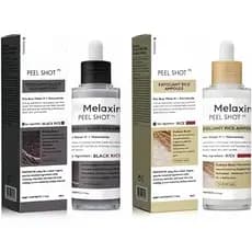 Sérum Esfoliante Facial Lumeva Peel Shot - Sérum Esfoliante de Arroz Preto e Branco