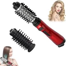 Escova Rotativa para Cabelo, Secador de Cabelo Rotativo, Secador de Ar Quente 3 em 1 e Secador de Cabelo Rotativo para S