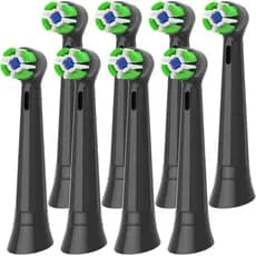 Cabeças de Escova IO Compatíveis com Escova de Dentes Elétrica Oral B iO, Cabeça de Escova, Pacote com 8, Limpeza Profun