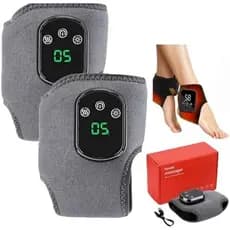 Melhor Massageador de Pés para Neuropatia - Massageador de Pés com Aquecimento Ajustável 3 em 1, Portátil, Sem Fio, com