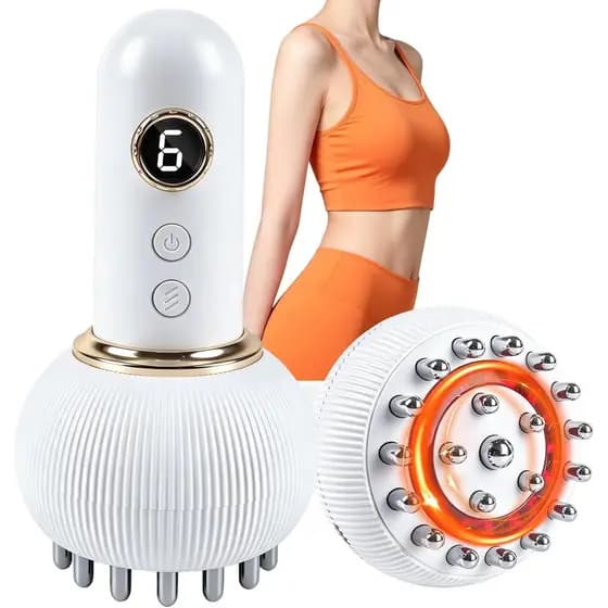 Massageador de Drenagem Linfática para Massagem Corporal, Ferramenta de Drenagem para Lipedema, Massageador Anticelulite