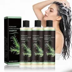 Shampoo de Alecrim, 3 unidades de Shampoo, Shampoo de Alecrim para, Shampoo de Alecrim para, Natural para Fortalecer e E