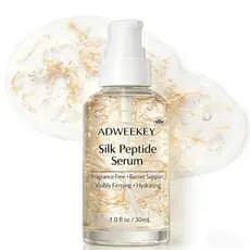 Sérum de Peptídeos de Seda, Sérum Facial Sem Fragrância Inspirado em Cuidados de Pele Coreanos, Fortalecedor da Barreira