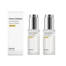 Creme Antirrugas de Colágeno Profundo em Sérum 30ml, Essência Hidratante Profunda com Ácido Hialurônico para Pele Macia,