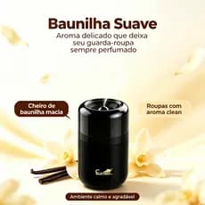 Eletromex EL-1006 Gel Aromatizante Fragrância Baunilha Cremoso Ambientador Multiuso Resistente Calor Sem Vazamento Elimi