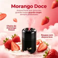 Eletromex EL-1006 Gel Aromatizante Morango Doce Ambientador Multiuso Elimina Odores Casa Carro Armário Longa Duração