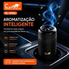 Eletromex EL-1006 cheirinho de carro Purificador de ar automotivo Para carros, guarda-roupas e banheiros