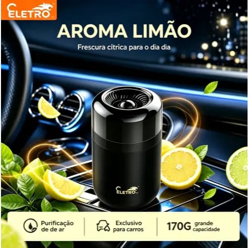Eletromex EL-1006 cheirinho de carro difusor de aroma para carro, purificador de ar para carro e casa