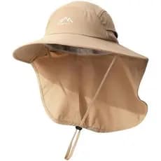Chapéus De Sol FURTALK Para Homens E Mulheres , Chapéu De Pesca Com Aba De Pescoço , Alça De Queixo UPF 80 + Larga , Cam