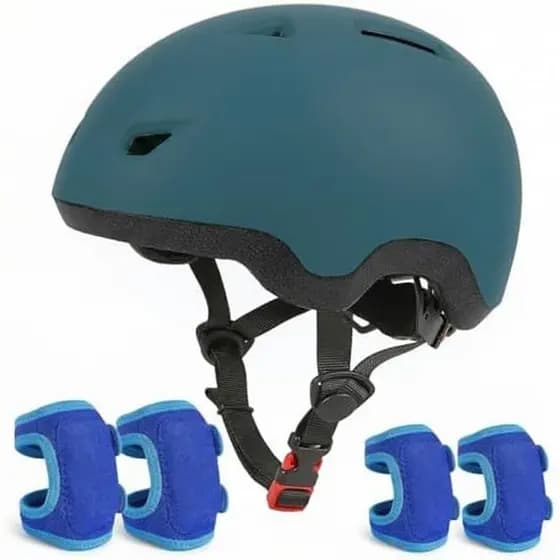 Conjunto De Capacete E Joelheiras Para Crianças De 1 A 3 Anos , Capacetes De Bicicleta Infantis Com Cotoveleiras , De Be