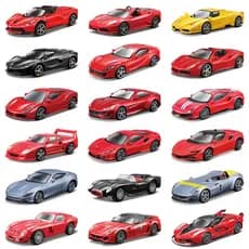 Bburago 1:43 Ferrari 488 F40 599 250 458 F12 Portofino 812 Roma SP1 SF90 F8 246 Enzo Modelo Estático de Simulação em Die