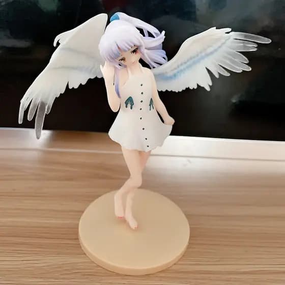Figura de Anime "Angel Beats" de 15cm, Bonita e Interessante, com Efeitos Sonoros, Articulada, Modelo Decorativo, Brinqu