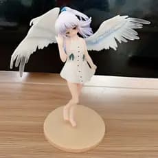 Figura de Anime "Angel Beats" de 15cm, Bonita e Interessante, com Efeitos Sonoros, Articulada, Modelo Decorativo, Brinqu
