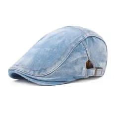 Chapéu de cowboy macio com aba reta, boina lavada, chapéu de cowboy, chapéu casual unissex, modelo unissex de alta quali